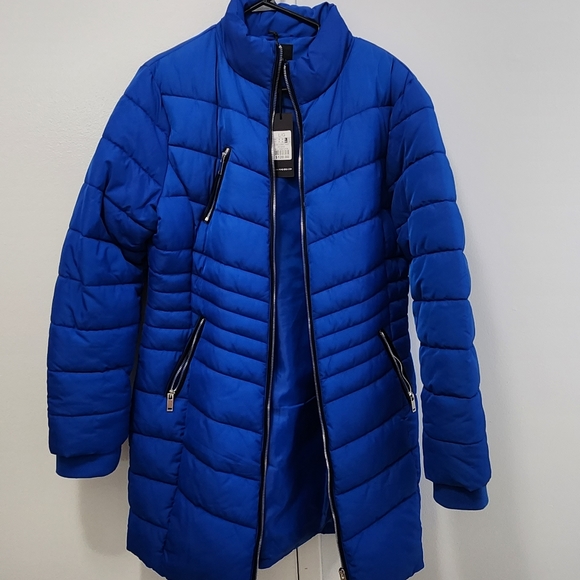 NWT Forever 21 NWT Blue Jacket size Large - Picture 3 of 7